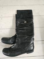 Miss Sixty Lederstiefel mit Satin-Stulpe Altona - Hamburg Groß Flottbek Vorschau