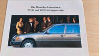 Mercedes E Klasse W124 250D 260 E  Prospekt von 1990 Nordrhein-Westfalen - Leverkusen Vorschau