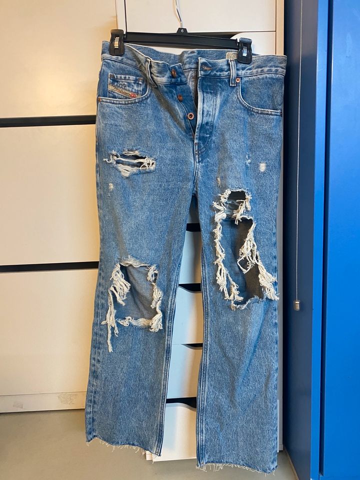 Diesel ARYEL - Jeans Relaxed Fit - destroyed denim Gr. 28x32 in München