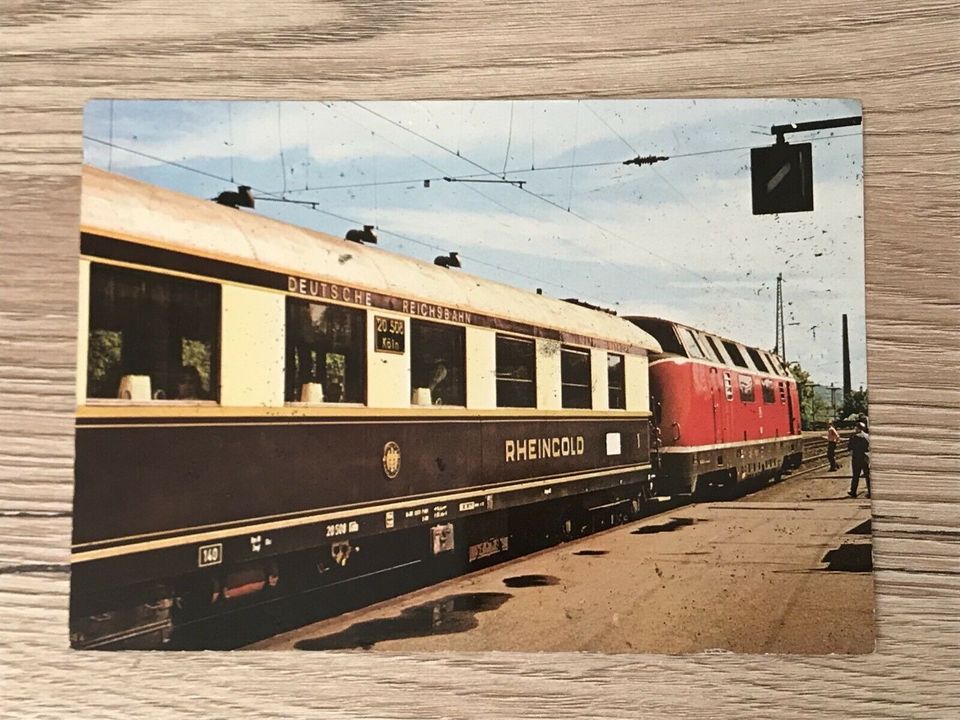 Reichsbahn Rheingold Postkarte/Ansichtskarte 70er in Düsseldorf