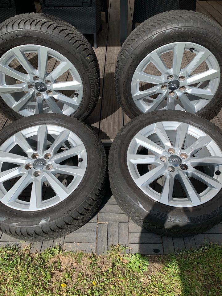 Audi A1 Alufelge mit Bridgestone Winterreifen 195/55R16 in Barnstorf