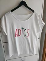 Weißes Damen T Shirt mit Aufdruck von Heine Größe 44 Neu Hessen - Hessisch Lichtenau Vorschau