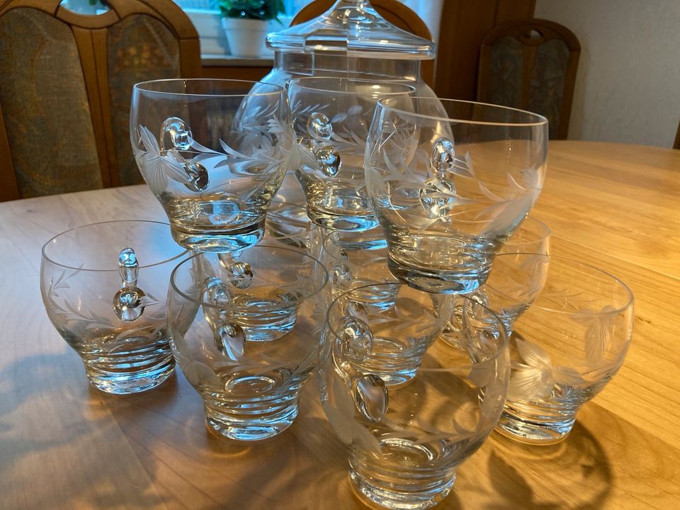 Kristallglas Bowle Set in Oerlinghausen