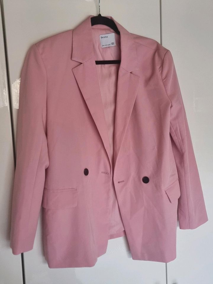 Oversize Blazer rosa pink Bershka Gr M 36 38 Köpfe in Bielefeld