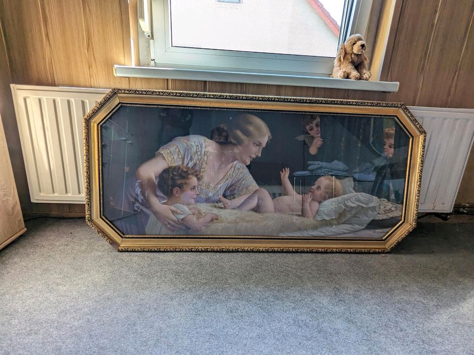 Wandbild Mutter mit Kindern in Dresden