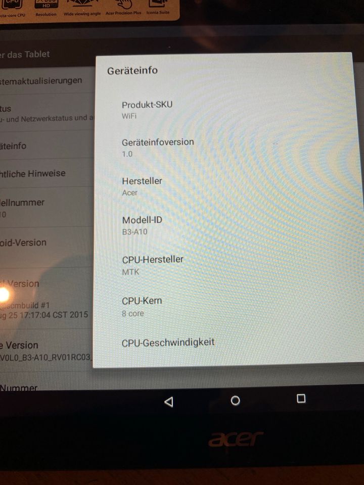 Acer Iconia B3-A10 in Tübingen