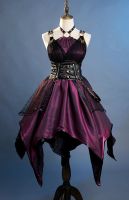 Steampunk Kleid violett/lila schwarz Lolita, kawaii Japan Fashion Sachsen-Anhalt - Halle Vorschau