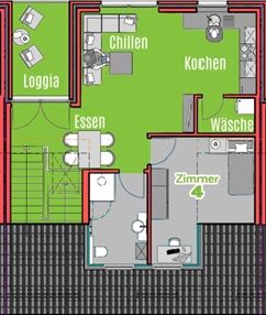 WG Zimmer mit eigenem Balkon in Oldenburg