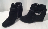 5TH Avenue Leder Stiefeletten Stiefel Fell Keilabsatz Rheinland-Pfalz - Worms Vorschau