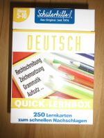 Schülerhilfe Quick-Lernbox  Deutsch Klasse 5-10 Dortmund - Asseln Vorschau