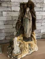 Große Mariengrotte Madonna von Lourdes mit Bernadette - sehr alt Düsseldorf - Lichtenbroich Vorschau