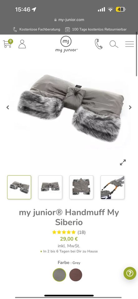 my junior® Handmuff My Siberio in Neulußheim