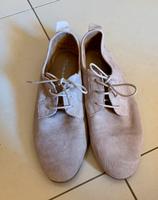Schuhe Schnürschuhe flach 40 Tamaris beige grau Wildleder Damen Thüringen - Erfurt Vorschau