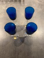 Jönes Glass nach Art Bristol Blue Sherryglas 4 Stück Hannover - Döhren-Wülfel Vorschau