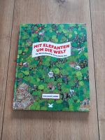 Wimmelbuch " Mit Elefanten um die Welt" Hessen - Großkrotzenburg Vorschau