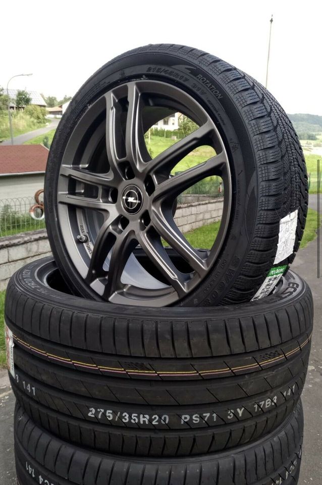 17 Zoll Opel Winterreifen + Felgen 5x110 Corsa D E Zafira A RDKS in Hattingen