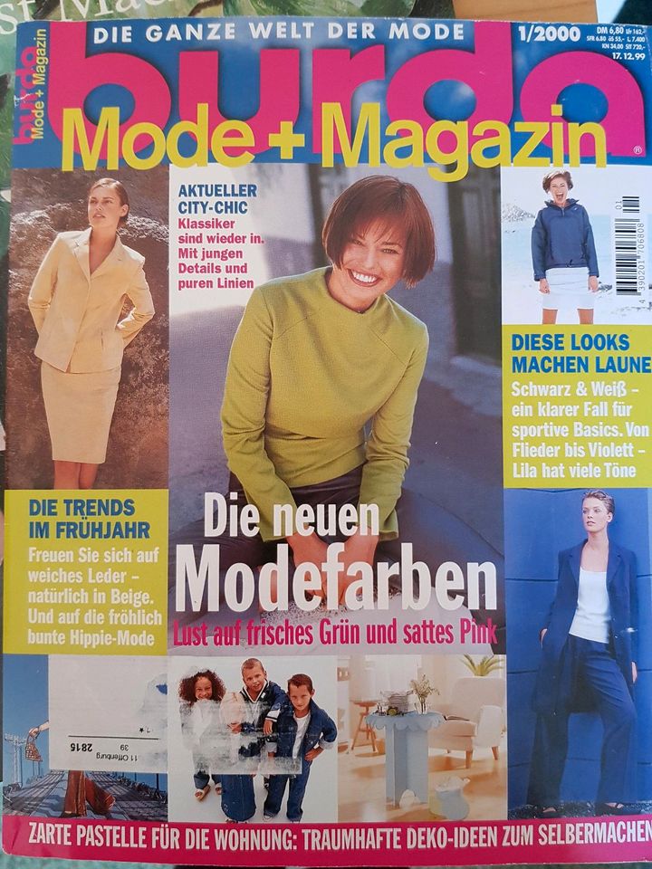 ❤ Burda Mode + Magazin 1/2000 selber nähen in Pulsnitz