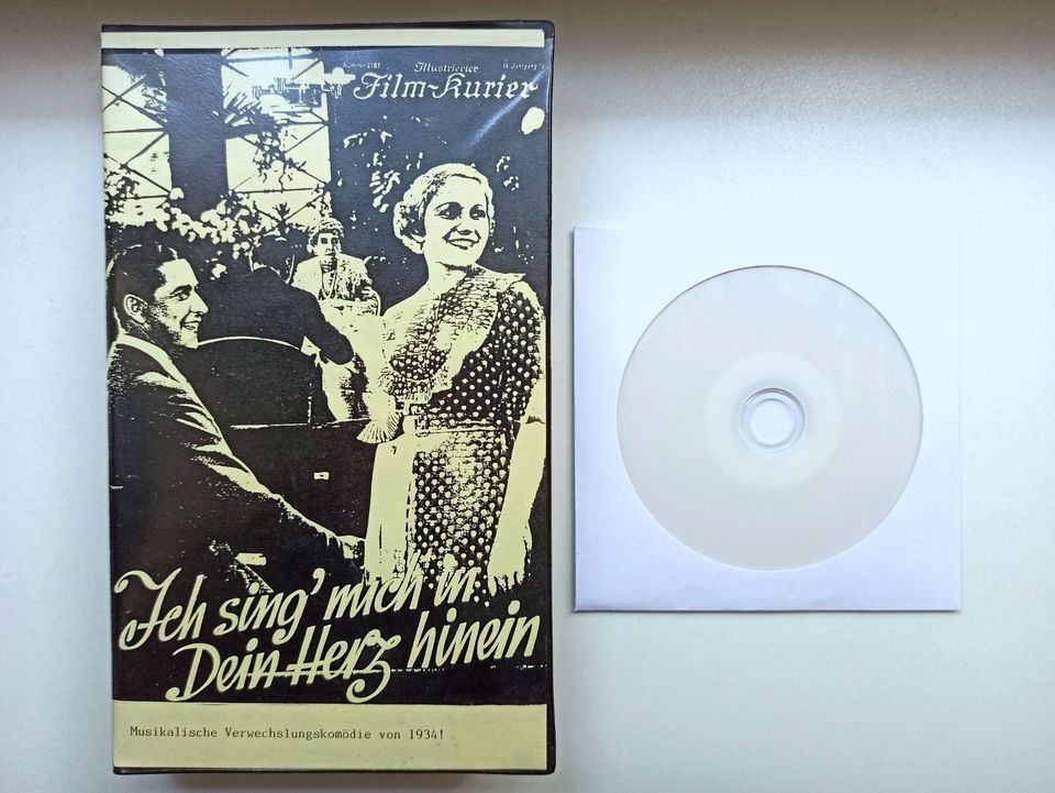 VHS + DVD: Ich sing' mich in Dein Herz hinein (1934) Film Rarität in Hannover