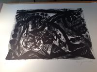 A.R.Penck, große s/w- Lithografie,handsign.,nummeriert Essen - Essen-Werden Vorschau