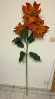 Künstliche Pflanze Künstliche Blume 160 cm Weihnachtsstern orange Bayern - Grafing bei München Vorschau