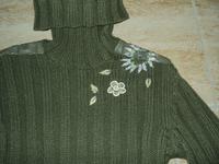 Vero Moda Grobstrickpullover M khaki Stickerei Sachsen - Pirna Vorschau