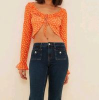 NEU Gr. 50 Bluse langarm Croptop orange Saarland - Völklingen Vorschau