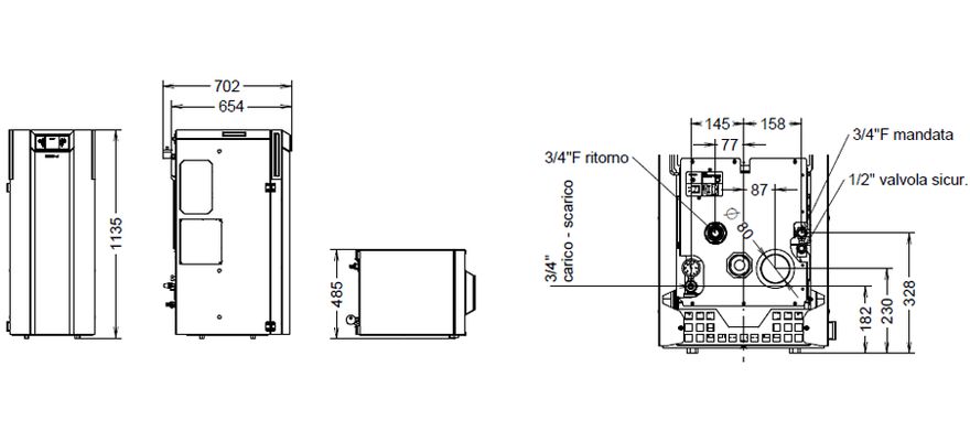 Pelletkessel Thermorossi Compact S13 Pellet Heizung BAFA in Espelkamp