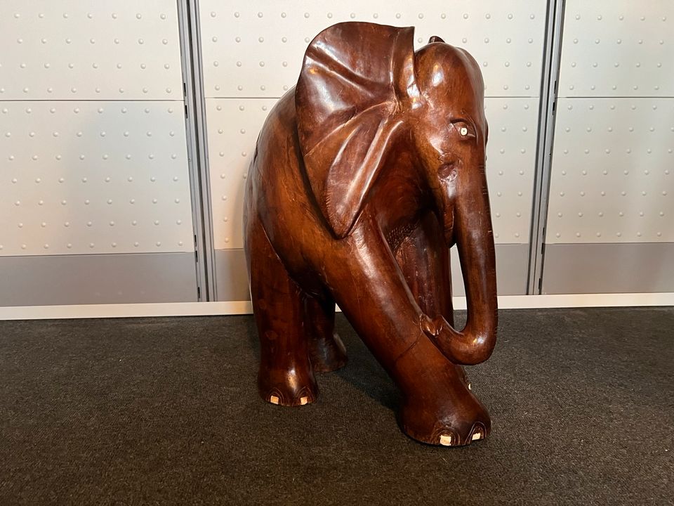 Großer Elefant 50er 60er Jahre Teak Mid Century 29 Kilo in Bremerhaven