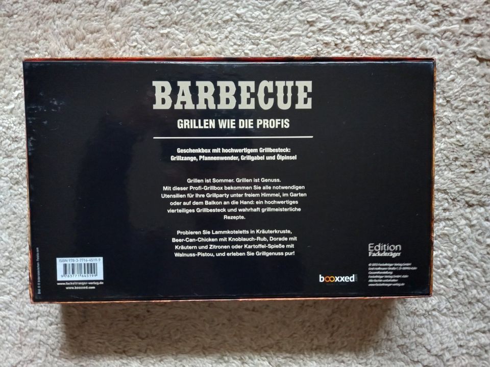 Geschenkbox „Barbecue – Grillen wie die Profis“ Grillbesteck + Bu in Emmerich am Rhein