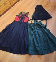 Dirndl 46 mit Schürze + Unterrock schwarz Bayern - Wackersberg Vorschau