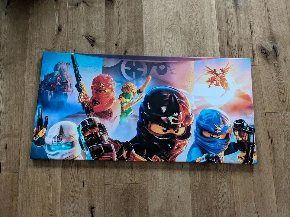 Lego Ninjago Leinwandbilder, Kinderzimmerbild Leinwand, Wanddeko in Herne