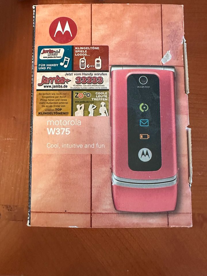 Handy - Motorola - W375 - Rosa in Stade