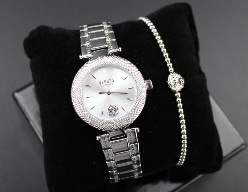 Versus Versace Uhr Damen Armbanduhr Set mit Armband silber NEU in Duisburg