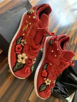 Dolce & Gabbana D&G Sneaker rot Leder NEU im Full Set Gr 38 Innenstadt - Köln Altstadt Vorschau