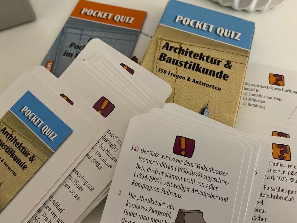 Architektur Baustil Baukunst Kartenspiel Design Pocket Quiz Uni in Köln