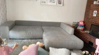 Ecksofa Couch Sofa mit Kissen Grau Wohnzimmer Deko Niedersachsen - Delmenhorst Vorschau