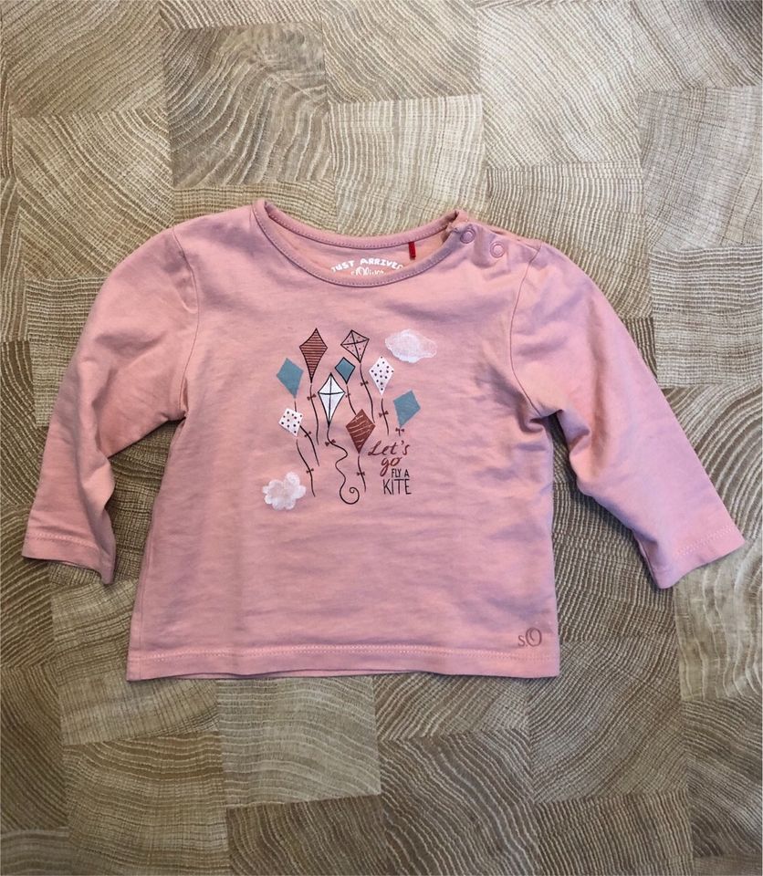 s‘Oliver T-Shirt Baby Mädchen Gr. 68 / rosé in Marl