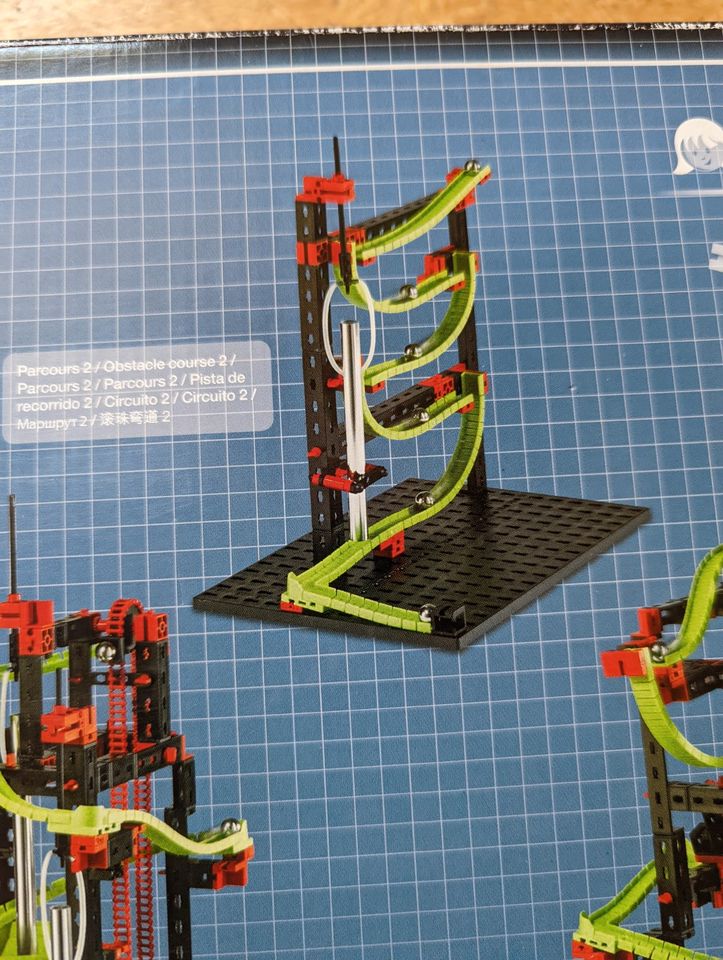 Fischer Technik Dynamic M - Kugelbahn mit Klangstäben + Trichter in Arnstein