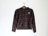 Hoodie Pullover braun Sweater Pulli y2k 2000er Emo Niedersachsen - Oyten Vorschau