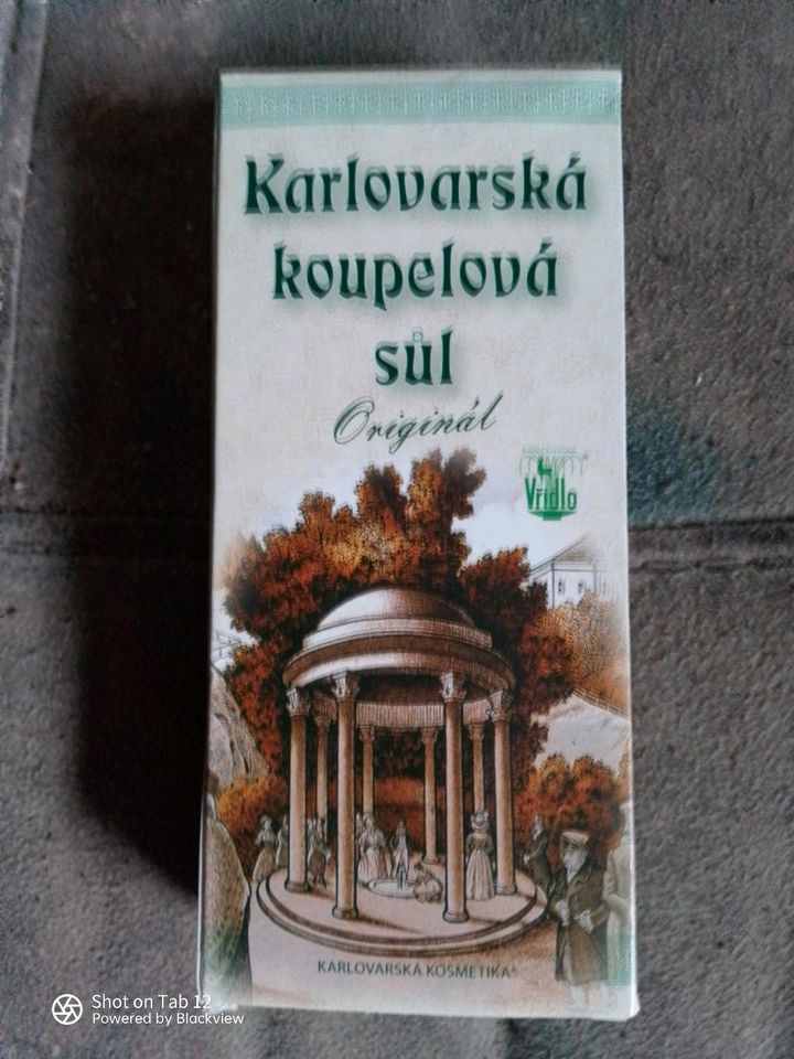 Souvenirs aus Karlsbad Karlovy Vary Andenken Badesalz in Grünstadt