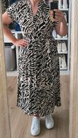 H&M Kleid Sommerkleid animal schwarz beige 40 Nordrhein-Westfalen - Rosendahl Vorschau