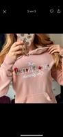 Kapuzenpullover Hoodie Pullover Rosen Print in altrose rose pink Bayern - Ingolstadt Vorschau