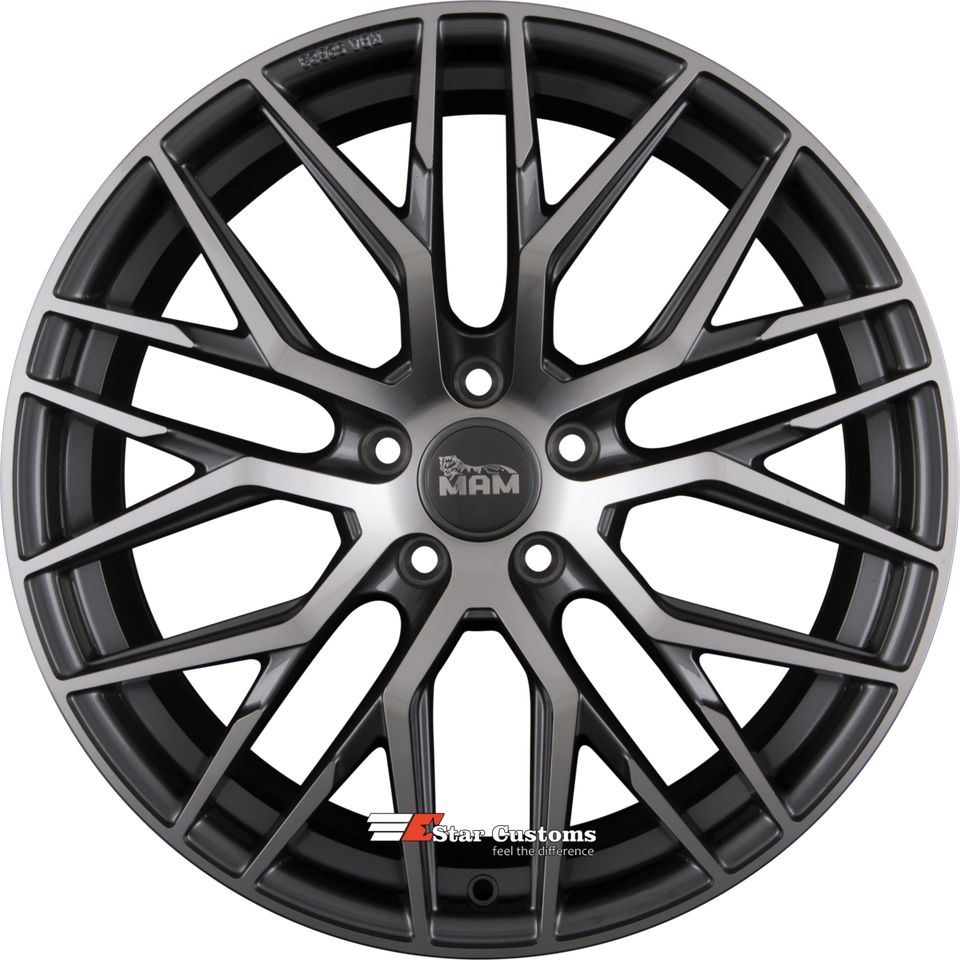 20 Zoll RS4 Alufelgen 5x114,3 Felgen für Honda Accord 8 CU1 CU3 Tourer CR-V RE5 RE6 RE7 4 RW Civic IX FK1 FK2 FK3 8 9 Type S/R X 10 HR-V RU in Hagen