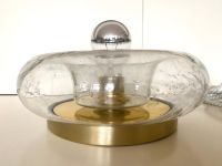 Doria Wandlampe Donut Eisglas Messing German Vintage Design 70er Hessen - Darmstadt Vorschau