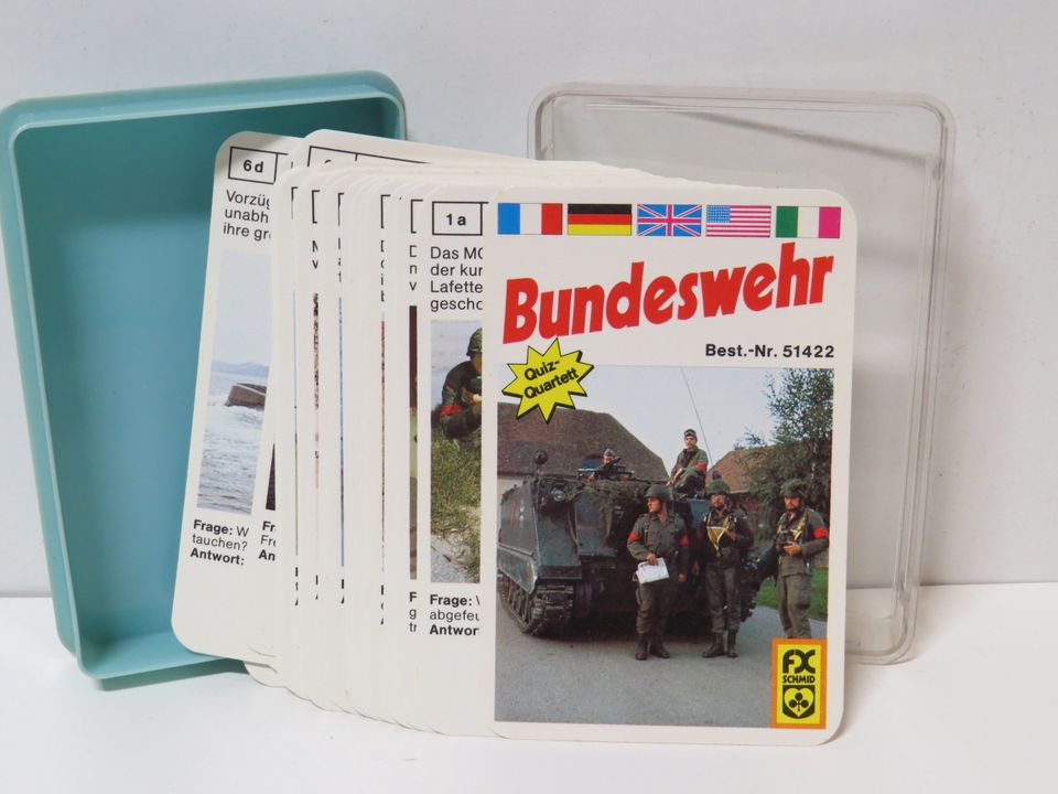 Altes Kartenspiel Quartett Bundeswehr Militär in Lüdenscheid