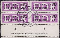 DDR - Dienstmarken B: MiNr. 9 X II DV, 01.10.1956, "Verwaltungspo Brandenburg - Brandenburg an der Havel Vorschau