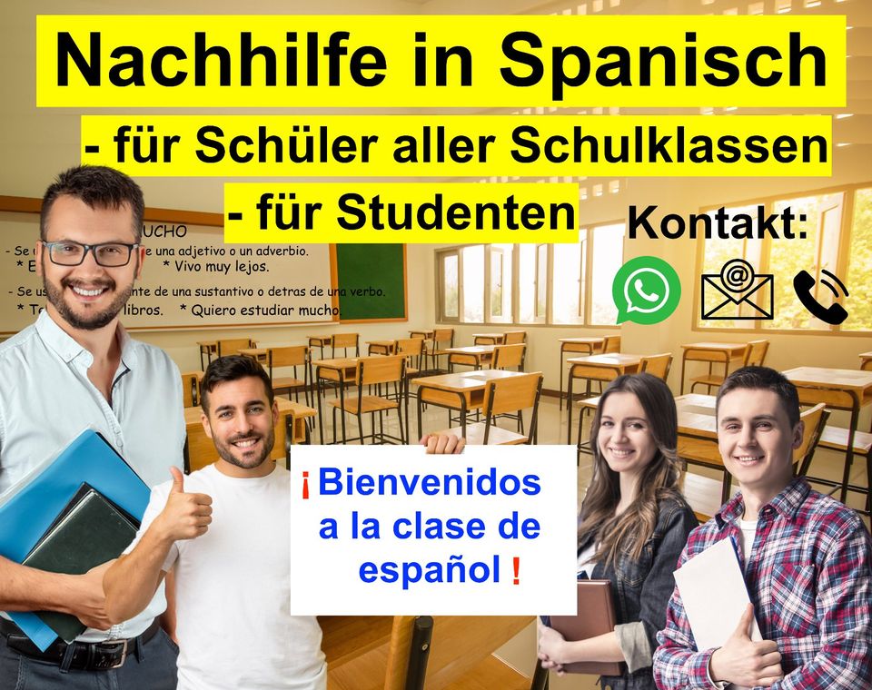 Spanisch Nachhilfe / Spanischnachhilfe / Nachhilfe in Spanisch in Köln