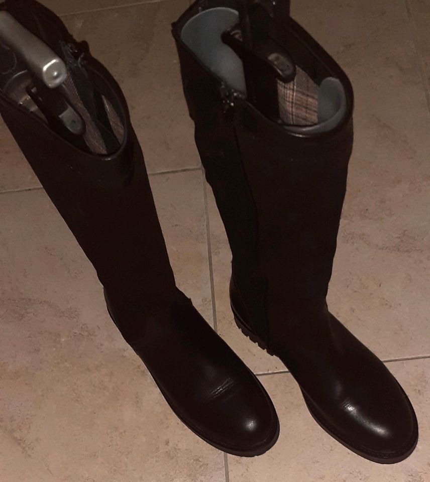 Marc'O Polo,Derbe Stiefel, 40, Leder, Schwarz,NP199,90,-wNeu in Berlin