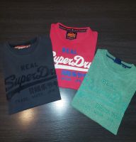 SUPERDRY || T-Shirt rot/ grün/ grau Thüringen - Harth-Pöllnitz Vorschau