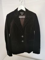 H&M Samt-Blazer schwarz Nadelstreifen Gr. 40 Niedersachsen - Spelle Vorschau